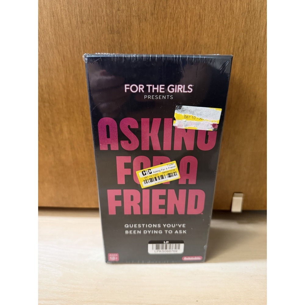 For The Girls Asking For A Friend Card Game NEW Sealed Ages 18+ Questions